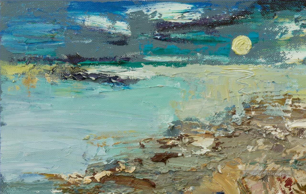 paysage marin abstrait 065 Peintures à l'huile